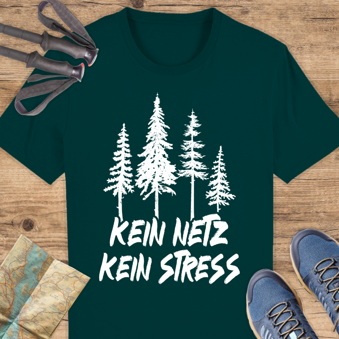 Unisex Bio T-Shirt Kein Stress