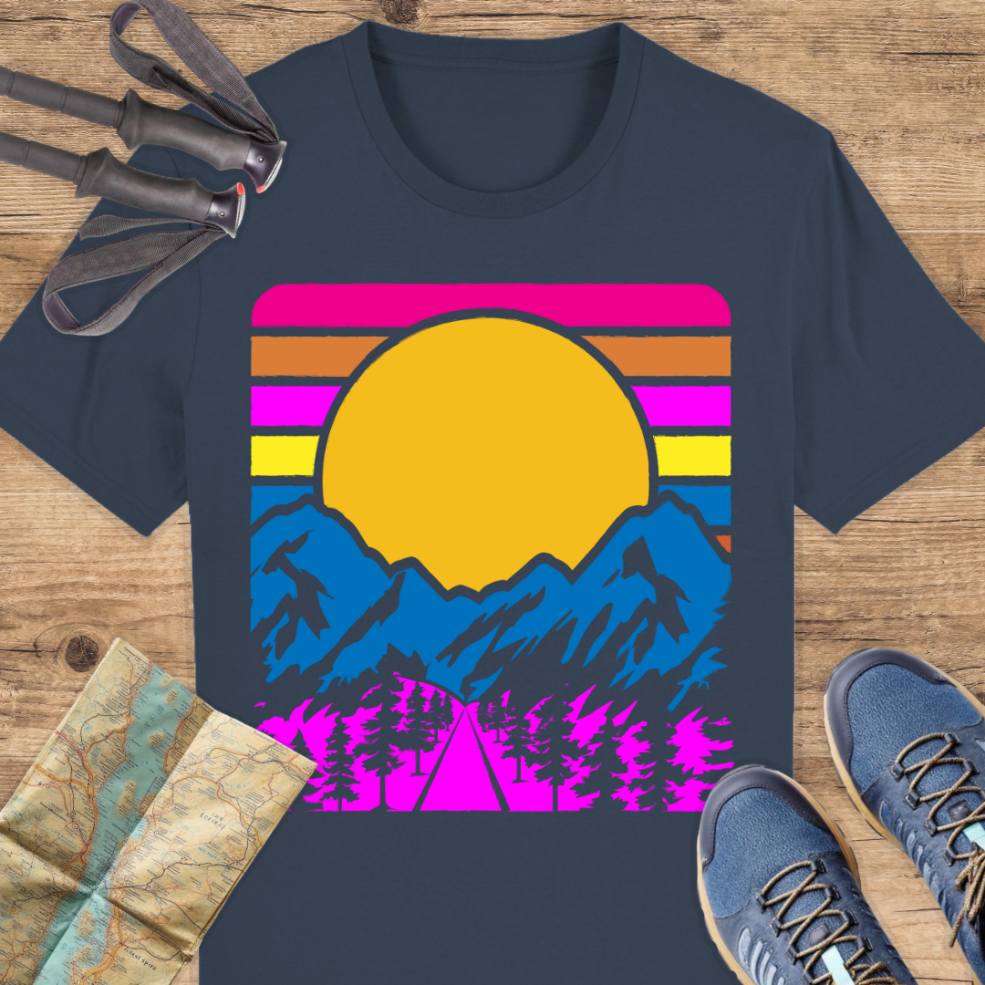 Unisex Bio T-Shirt Vintage Berge