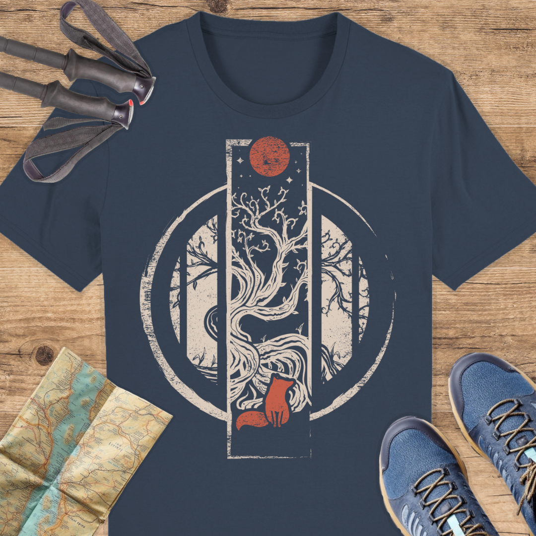 Unisex Bio T-Shirt Fuchs Baum