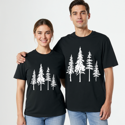 Unisex Bio T-Shirt T-Shirt Bäume