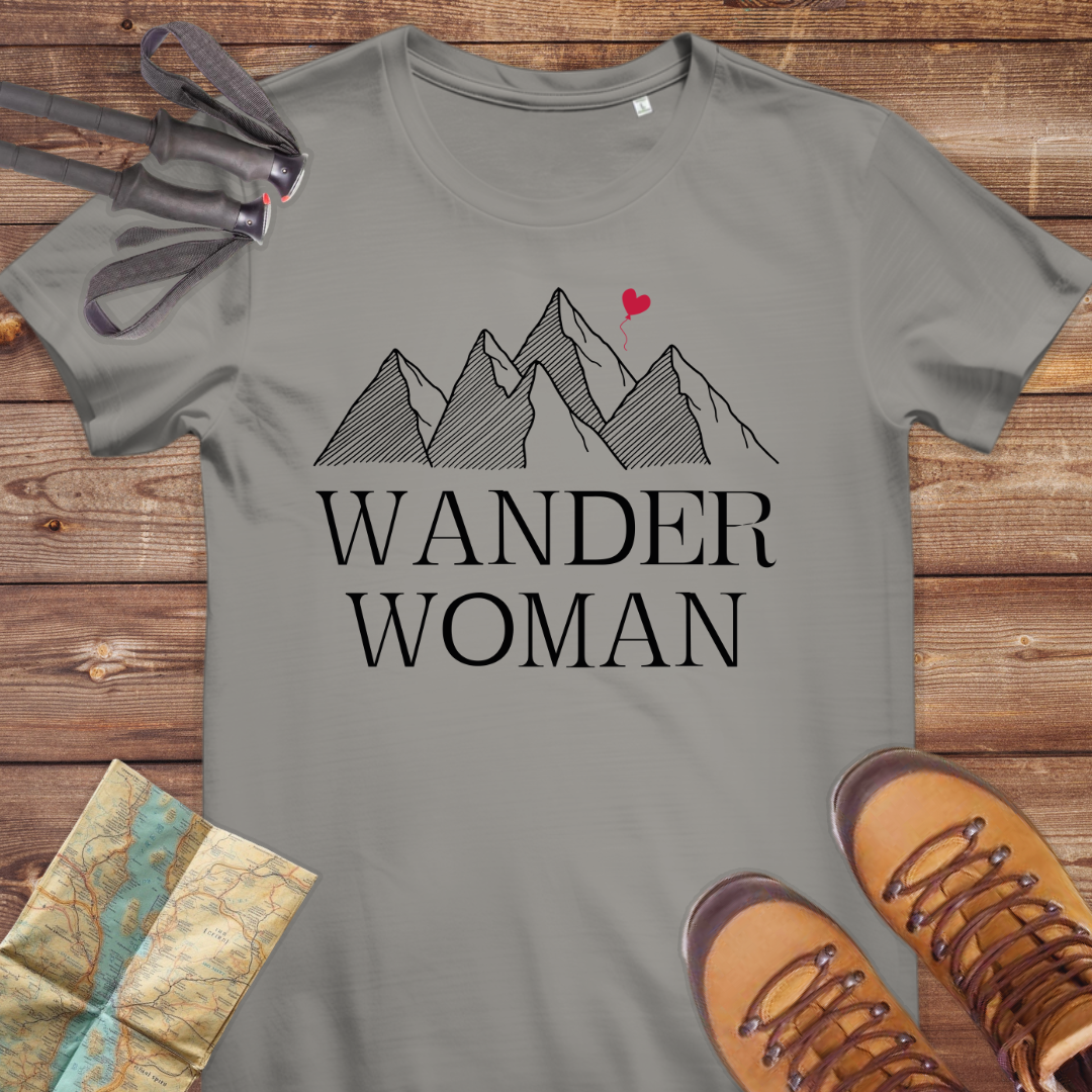 Damen Medium Fit Bio T-Shirt Wander Woman