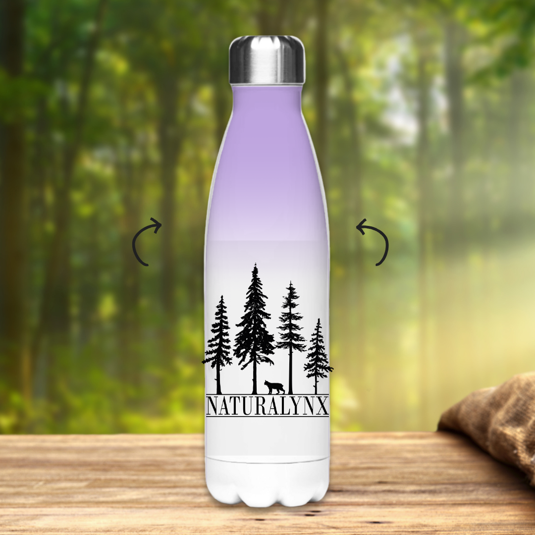 Edelstahl-Thermoflasche Naturalynx Wald