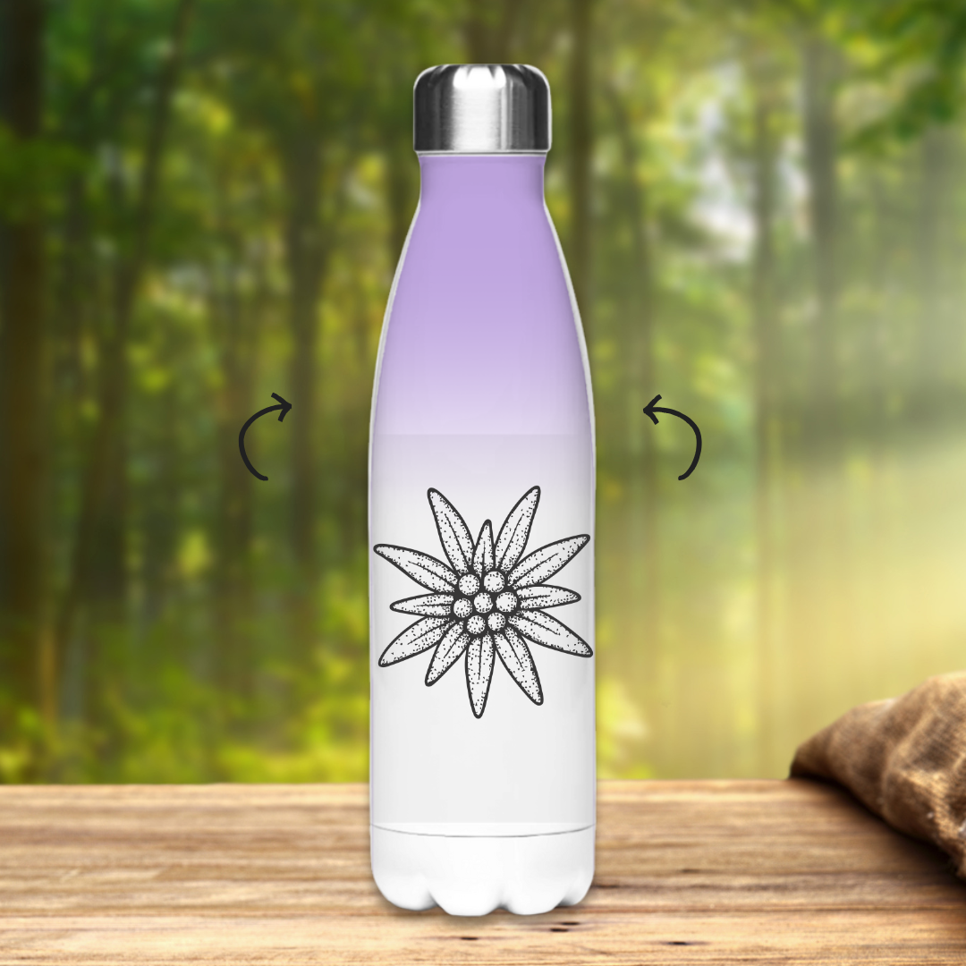 Edelstahl-Thermoflasche Edelweiß