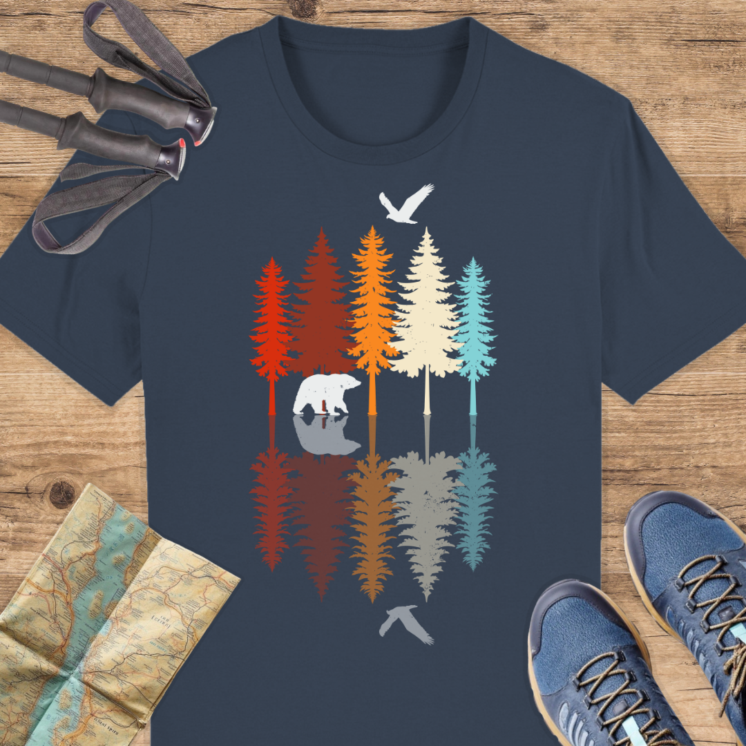 Unisex Bio T-Shirt Vintage Wald