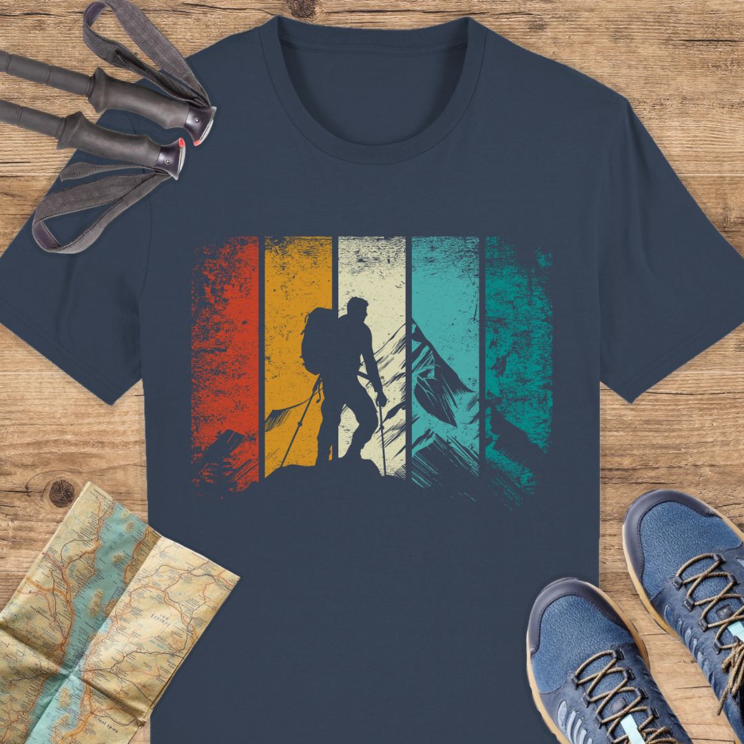 Unisex Bio T-Shirt Vintage Wandern