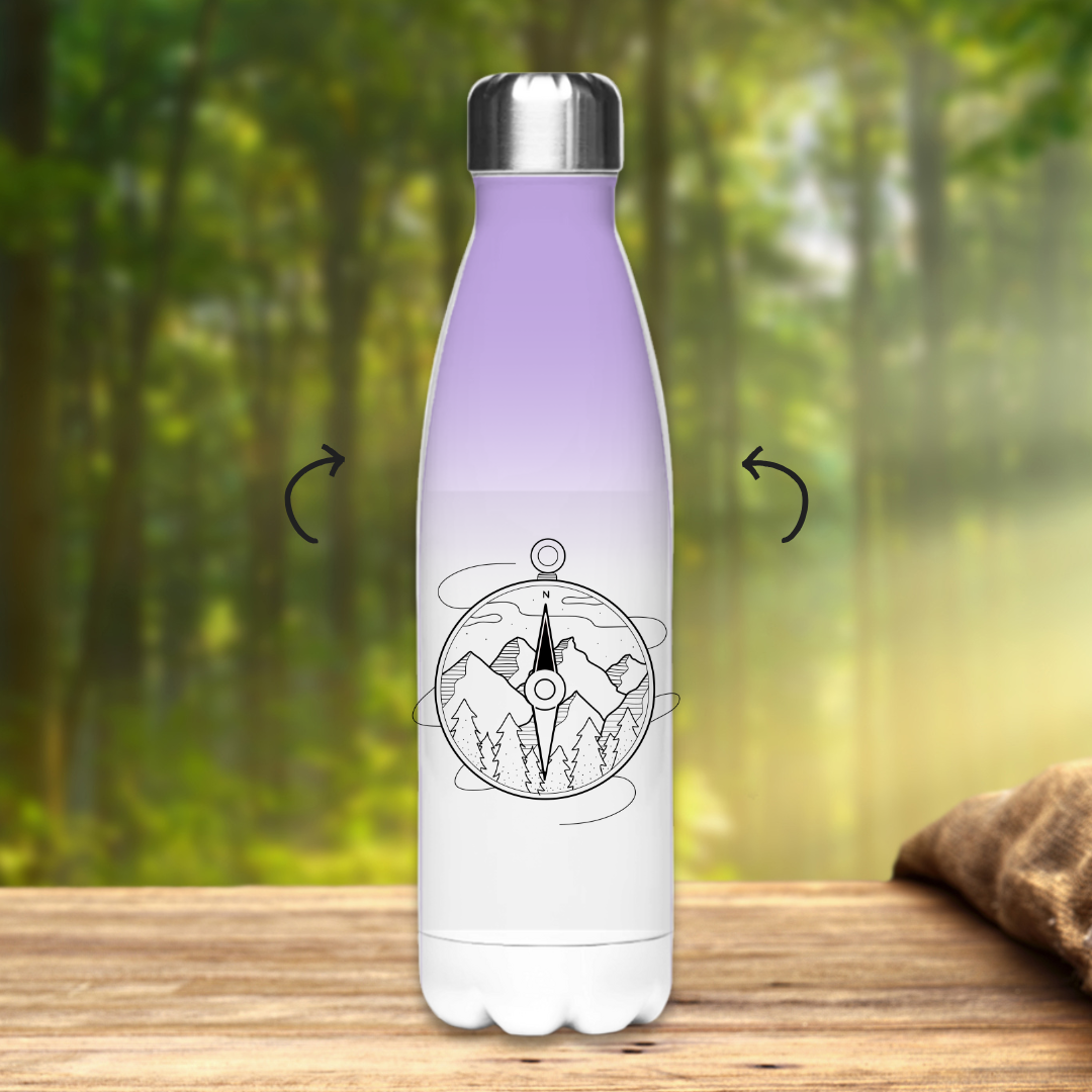 Edelstahl-Thermoflasche Kompass