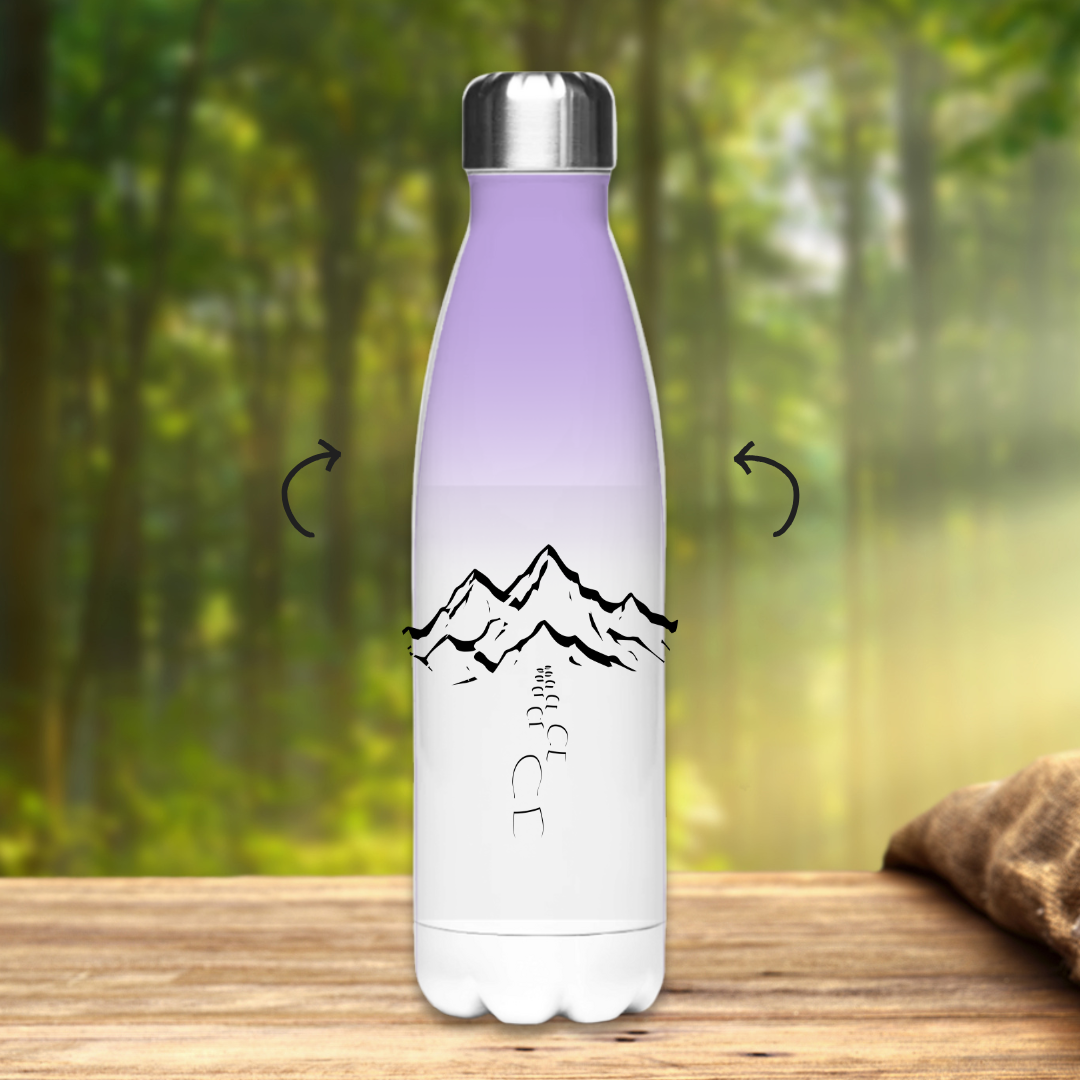 Edelstahl-Thermoflasche Spuren Berge