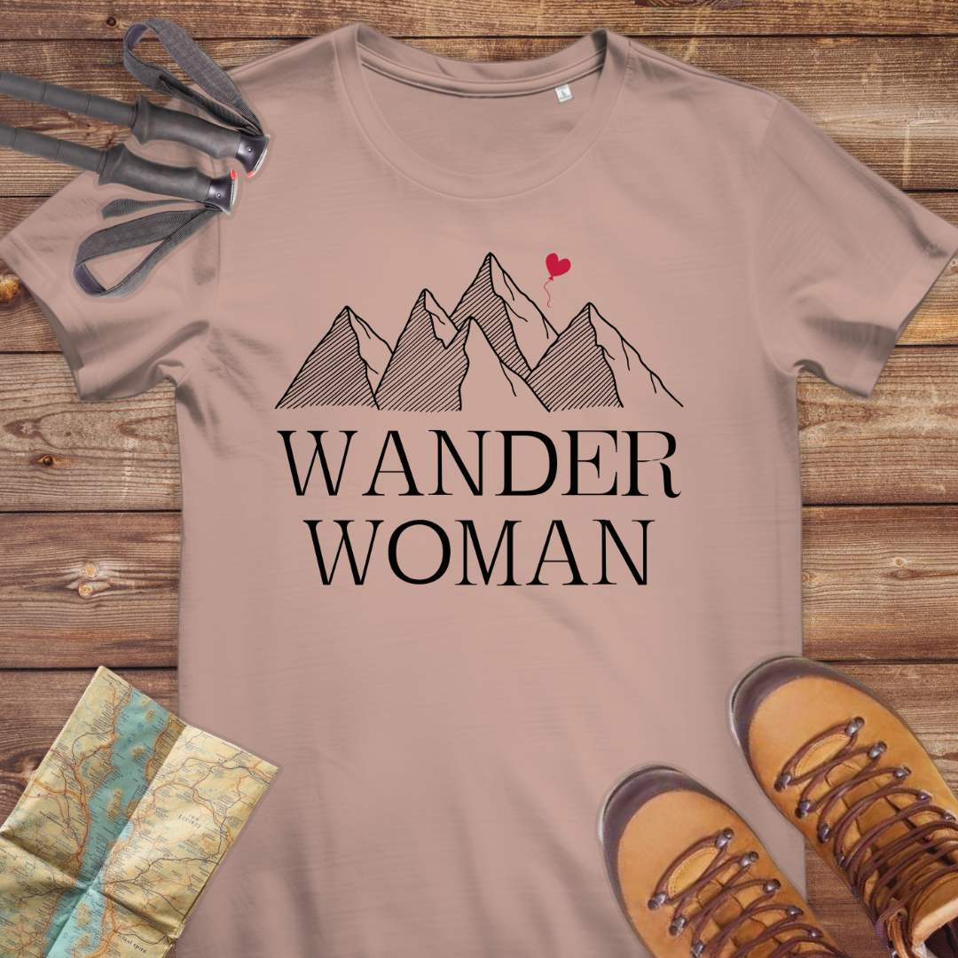 Damen Medium Fit Bio T-Shirt Wander Woman