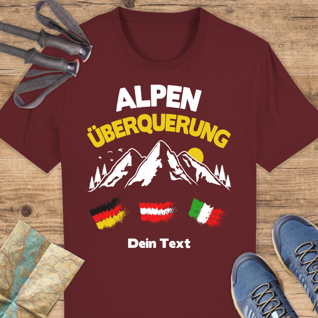 Unisex Bio T-Shirt Alpenüberquerung