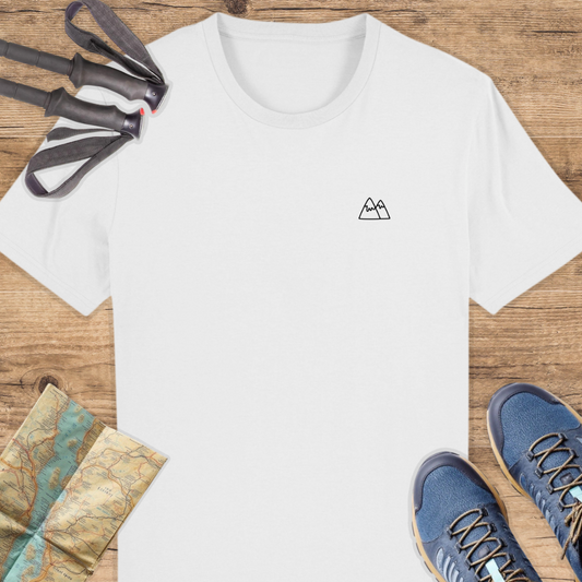 Unisex Bio T-Shirt Minimalistische Berge