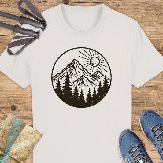 Unisex Bio T-Shirt Vintage Berge