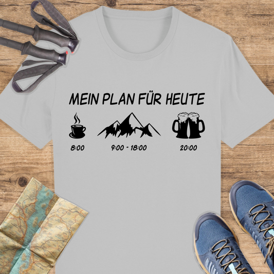 Unisex Bio T-Shirt Mein plan für heute