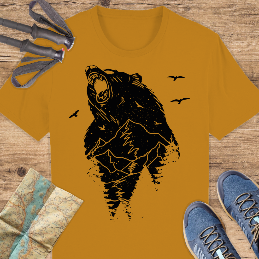 Unisex Bio T-Shirt Bär Berge