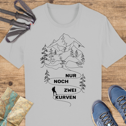 Unisex Bio T-Shirt Nur noch zwei kurven