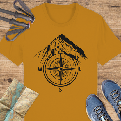 Unisex Bio T-Shirt Kompass Berge
