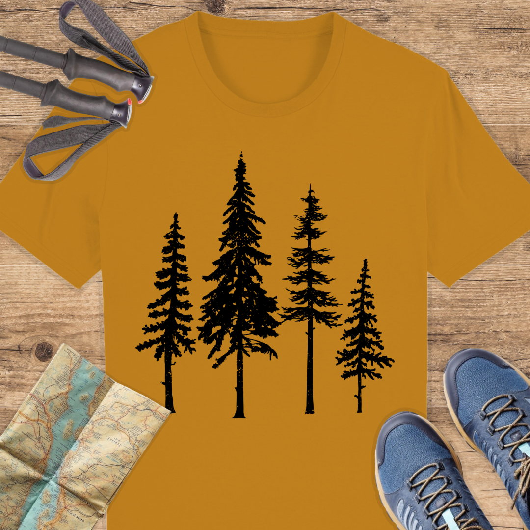 Unisex Bio T-Shirt T-Shirt Bäume