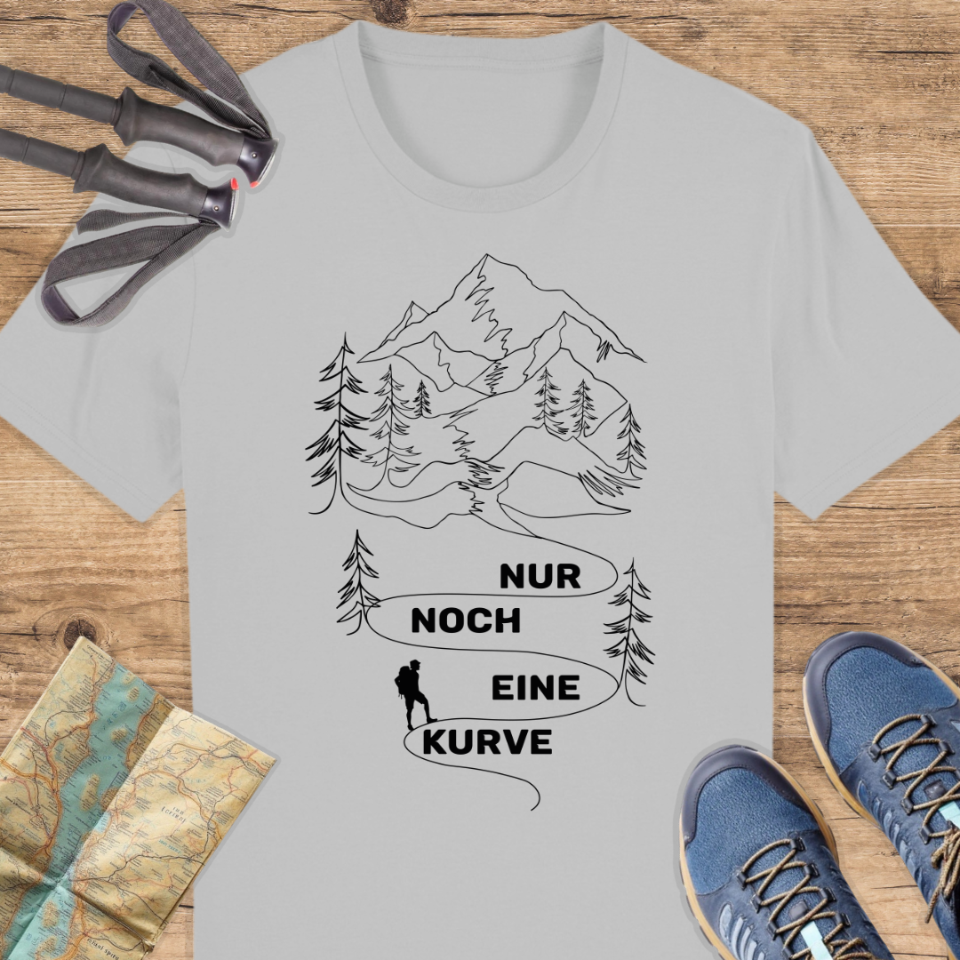 Unisex Bio T-Shirt Nur noch eine Kurve