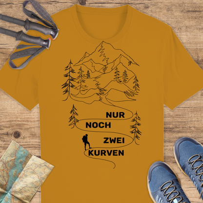 Unisex Bio T-Shirt Nur noch zwei kurven