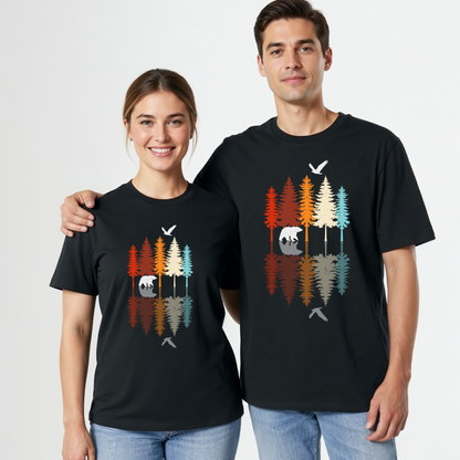 Unisex Bio T-Shirt Vintage Wald