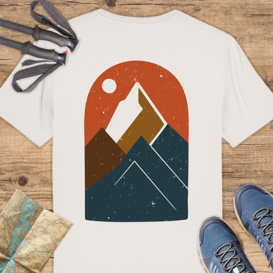 Unisex Bio T-Shirt Vintage Berge