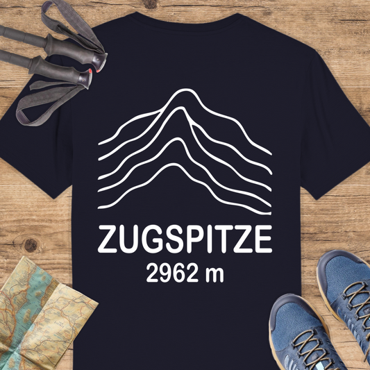 Unisex Bio T-Shirt Zugspitze, Backprint