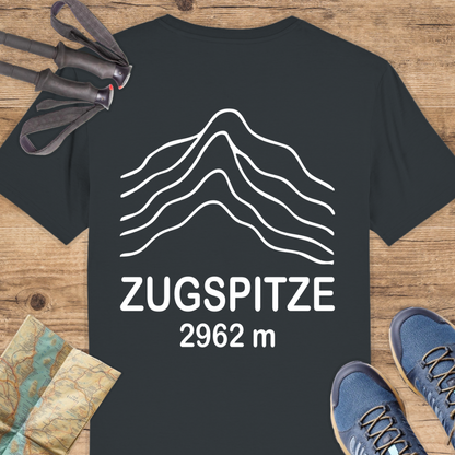 Unisex Bio T-Shirt Zugspitze, Backprint