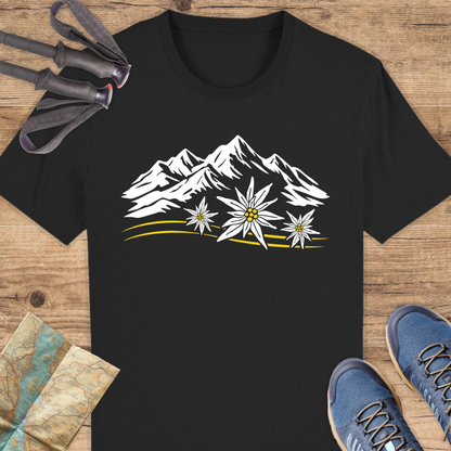 Unisex Bio T-Shirt Berge Edelweiß