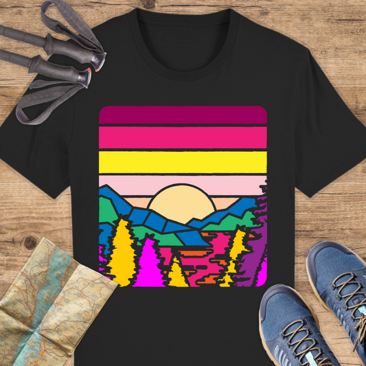 Unisex Bio T-Shirt Vintage berge