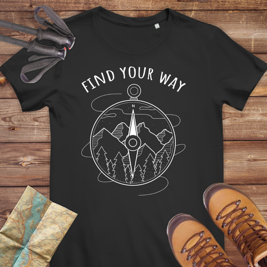 Damen Medium Fit Bio T-Shirt Finde Your Way