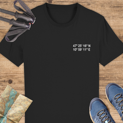 Unisex Bio T-Shirt Zugspitze, Backprint