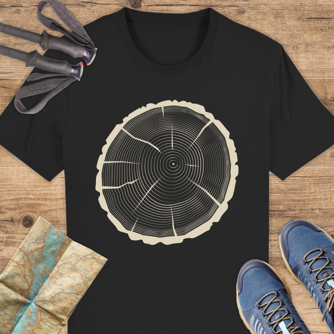 Unisex Bio T-Shirt Baum Jahresringe