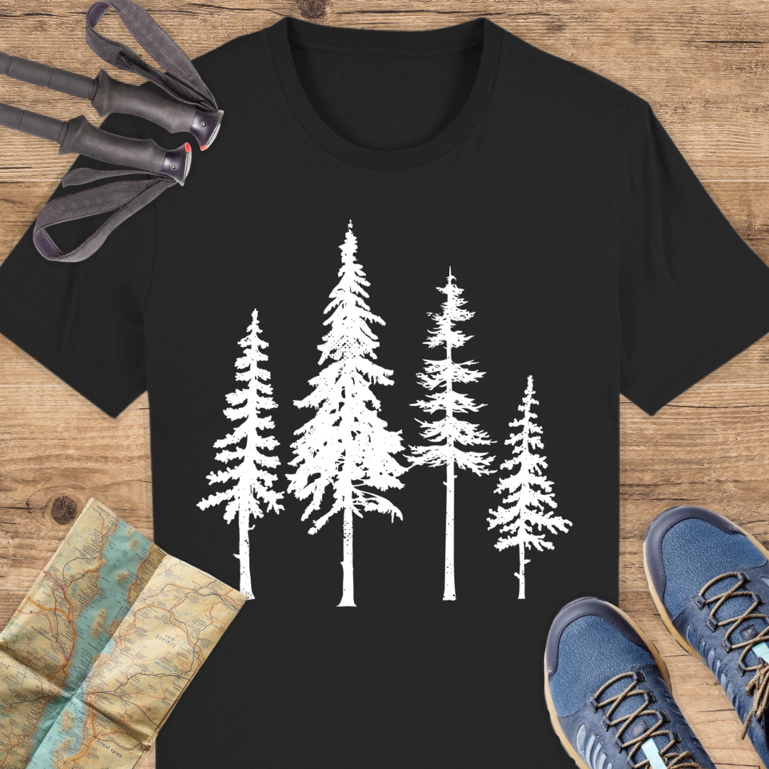 Unisex Bio T-Shirt T-Shirt Bäume