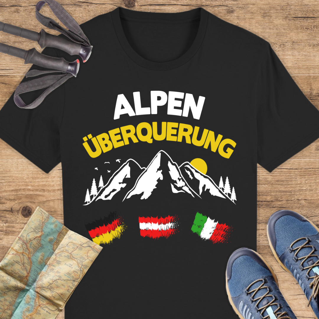 Unisex Bio T-Shirt Alpenüberquerung