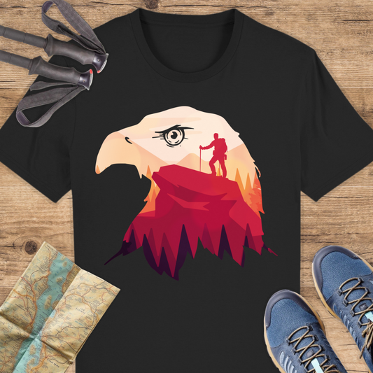 Unisex Bio T-Shirt Adler Wandern