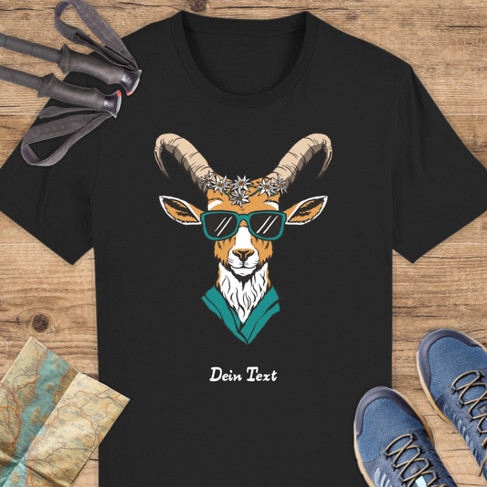 Unisex Bio T-Shirt Personalisierter Steinbock