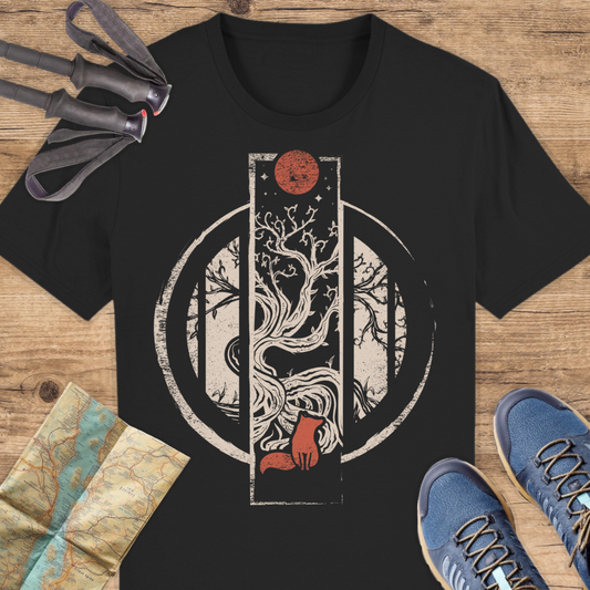 Unisex Bio T-Shirt Fuchs Baum