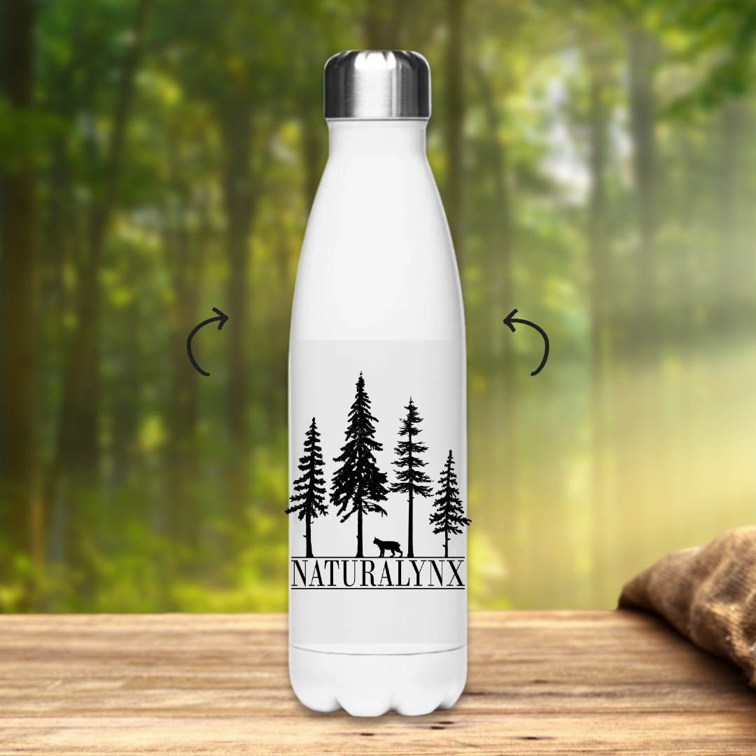 Edelstahl-Thermoflasche Naturalynx Wald
