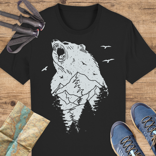 Unisex Bio T-Shirt Bär Berge