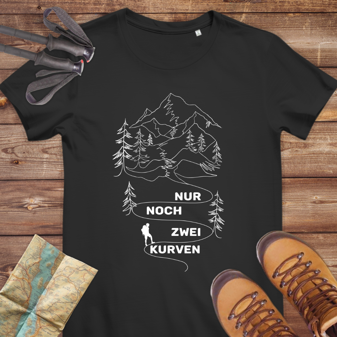 Damen Medium Fit Bio T-Shirt Nur noch zwei kurven