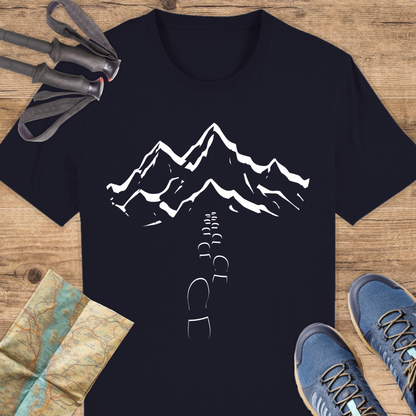 Unisex Bio T-Shirt Spuren Berge