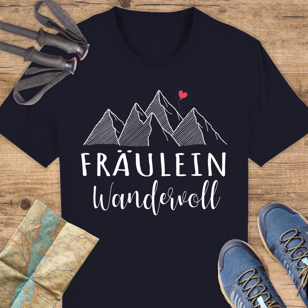 Unisex Bio T-Shirt Fräulein wandervoll