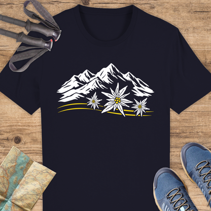 Unisex Bio T-Shirt Berge Edelweiß