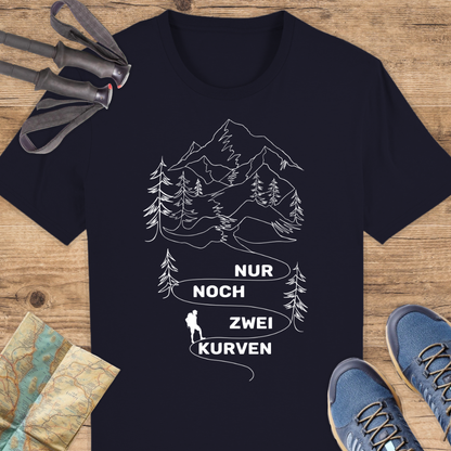 Unisex Bio T-Shirt Nur noch zwei kurven