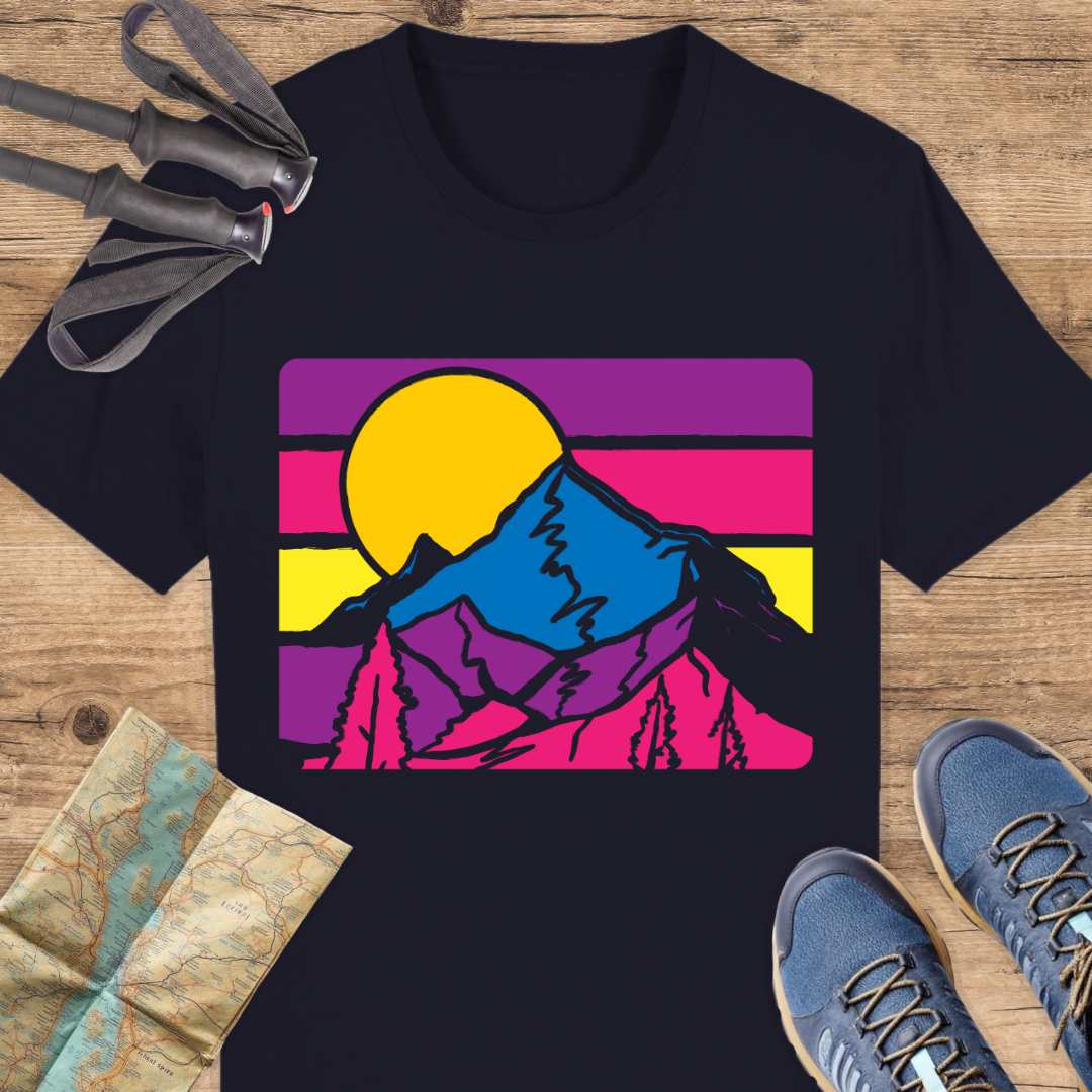 Unisex Bio T-Shirt Vintage Berge