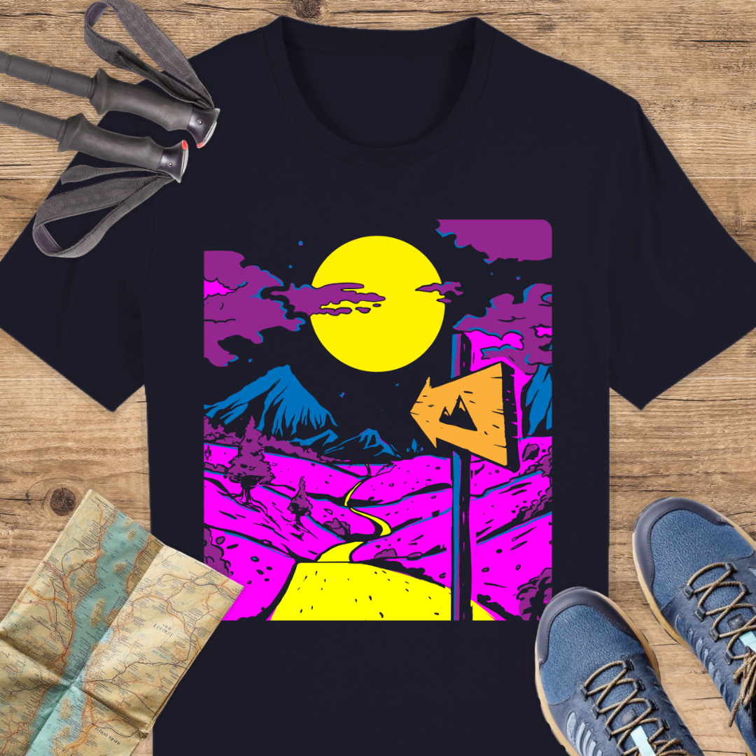 Unisex Bio T-Shirt Vintage Berge