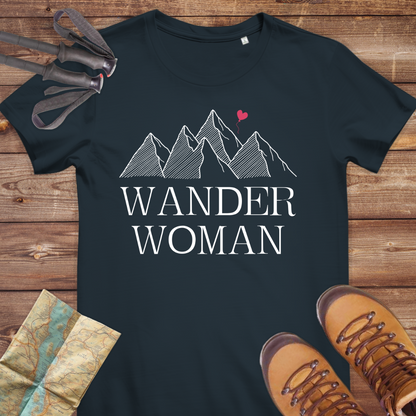 Damen Medium Fit Bio T-Shirt Wander Woman