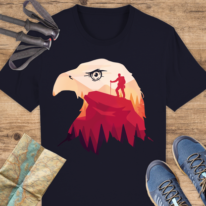 Unisex Bio T-Shirt Adler Wandern