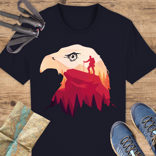 Unisex Bio T-Shirt Adler Wandern