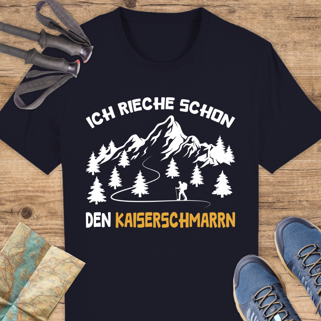 Unisex Bio T-Shirt ich rieche schon den Kaiserschmarrn