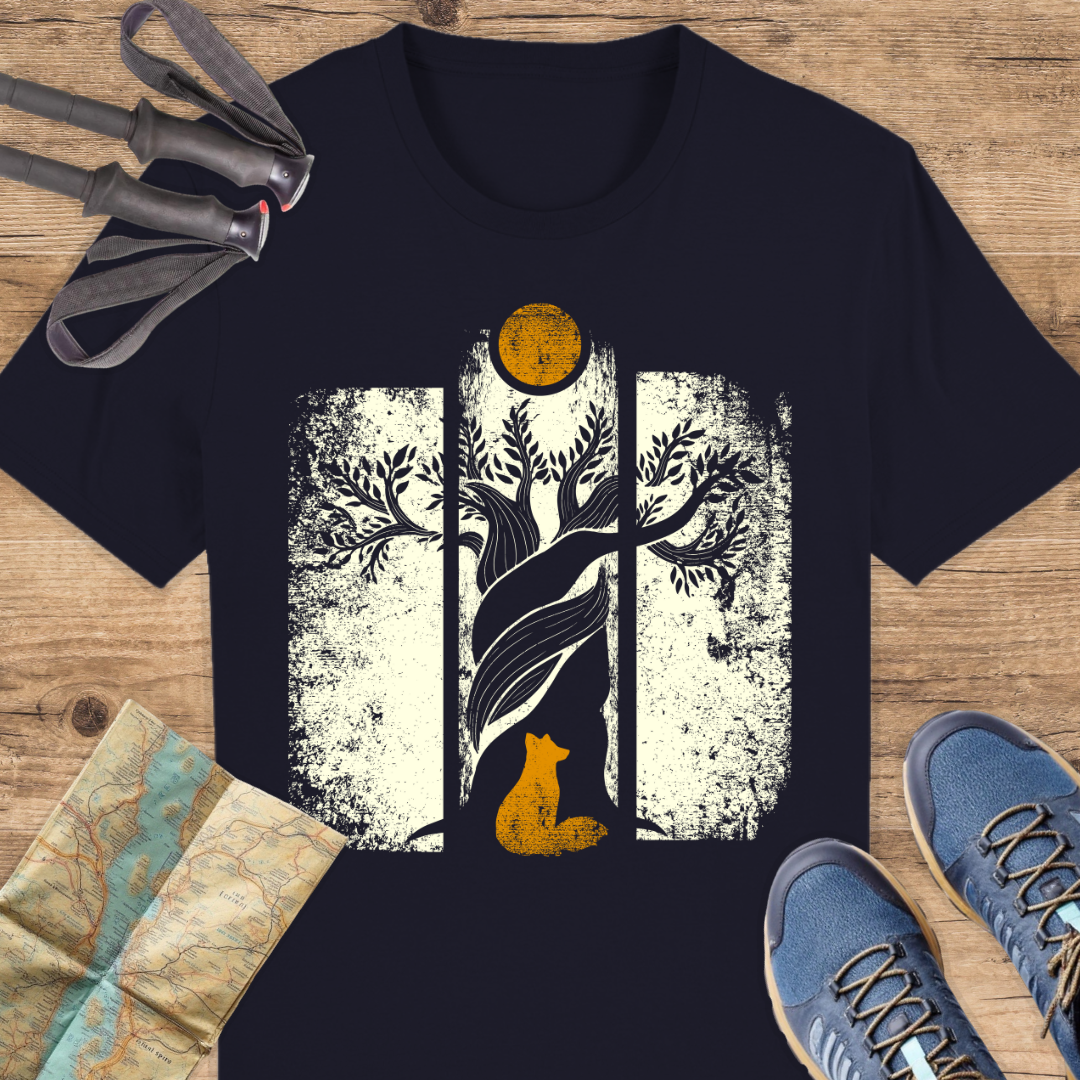 Unisex Bio T-Shirt Fuchs Baum